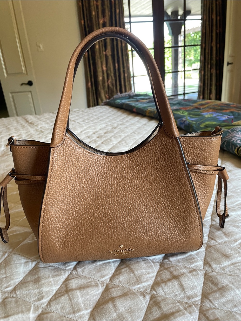 kate spade Pebbled Leather Small Stash Carryall Tote